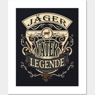 Jäger Vater Legende Posters and Art